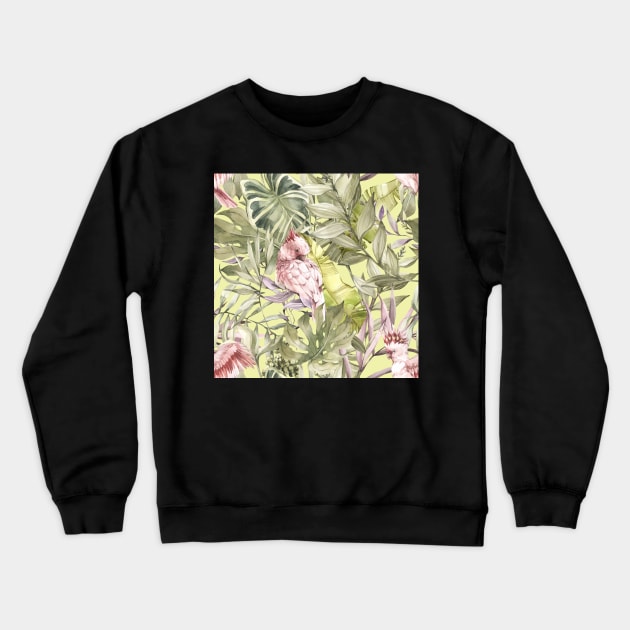 Cockatoo in the forrest Crewneck Sweatshirt by Safarichic